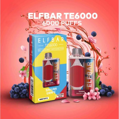 ELF BAR TE6000 – Sakura grape