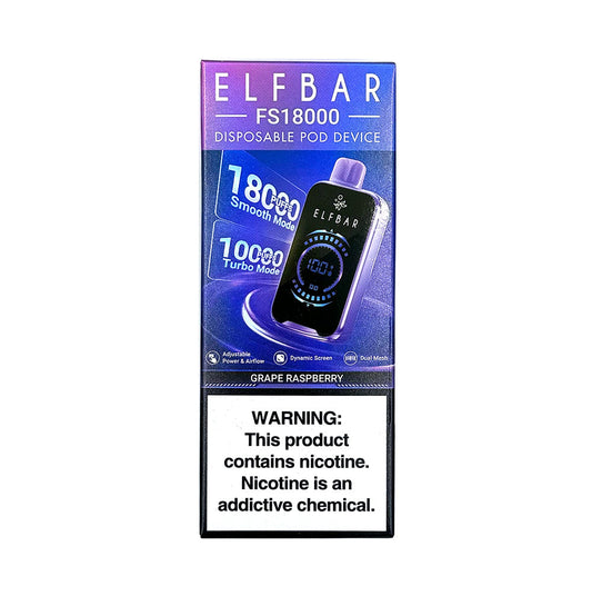 ELFBAR FS18000 Grape Raspberry