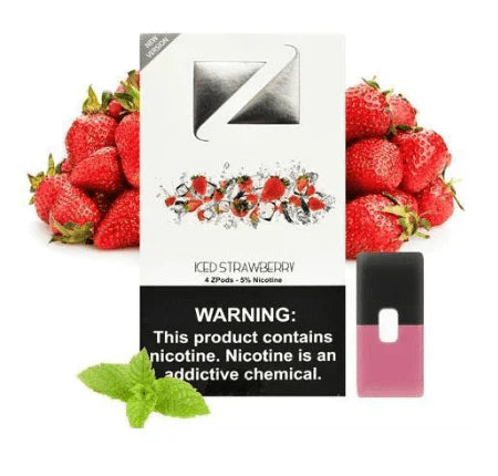 ZIIP Compatible JUUL Pods -Iced Strawberry