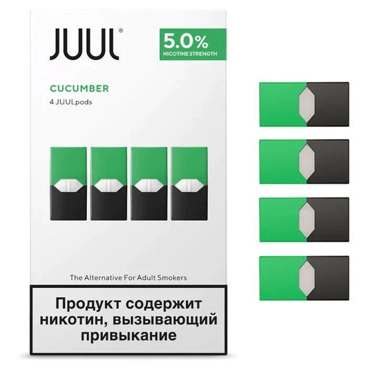 JUUL Pods 5% 4Pod 8 Pack  | Cucumbar