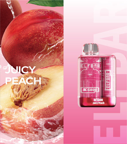 ELF BAR BC5000 Juicy peach 2%(20mg) & 5%(50mg)