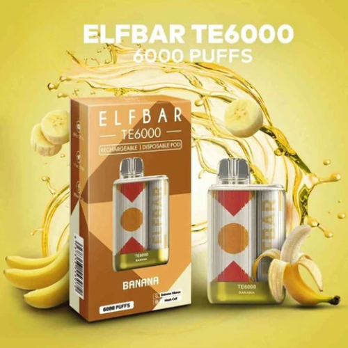 ELF BAR TE6000 – Banana (6000) – Bundle (2,3,5)