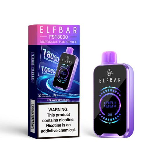 ELFBAR FS18000 Strawberry Grape