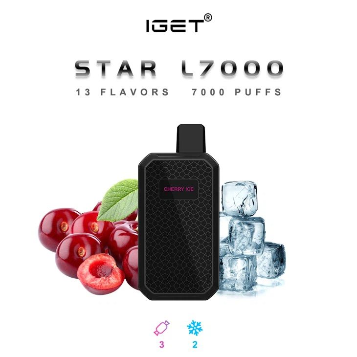 Iget Star L7000 - Cherry ice (7000 Puffs)