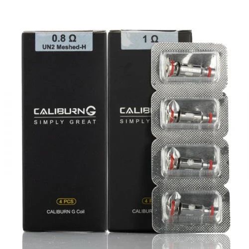 UWELL Caliburn G Coils compatible with caliburn G, caliburn G2, caliburn X, caliburn prime vision ( Pack of 4 )